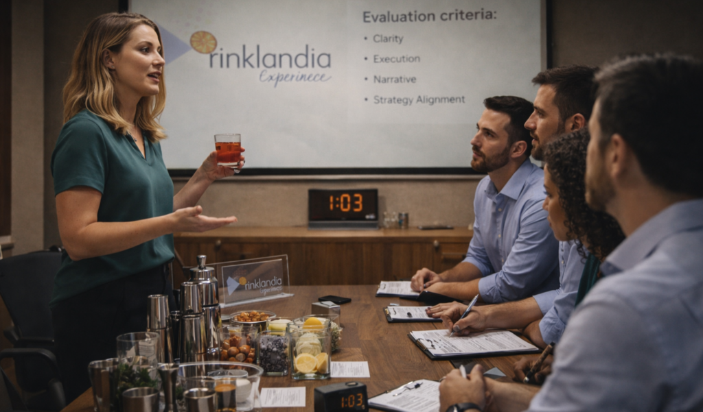 Team building Corporativo para São Paulo com drinks Pitch e Apresentação